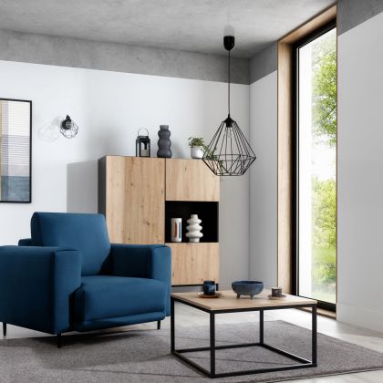 Benigne, 35x35x90cm Függő lámpa