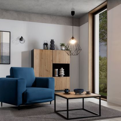 Benigne, 35x35x90cm Függő lámpa