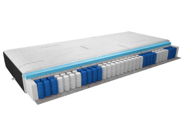 Materac Kieszeniowy Pedro 120x200 Cashmere + Velvet czarny Matracok-ágybetét