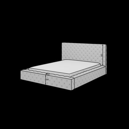 Łoże Princce 180x200 Ágy