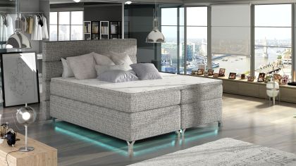 Amadeo 160X200 LED-es Boxspring Kontinentális ágy