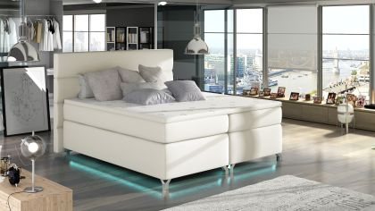 Amadeo 160X200 LED-es Boxspring Kontinentális ágy