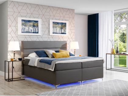 Amadeo 180X200 LED-es Boxspring Kontinentális ágy