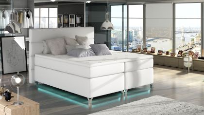 Amadeo 180X200 LED-es Boxspring Kontinentális ágy