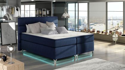Amadeo 180X200 LED-es Boxspring Kontinentális ágy