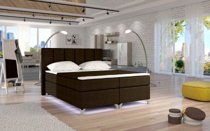 Basilio 140X200 LED-es Boxspring Kontinentális ágy