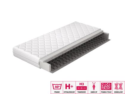 Materac Bonelowy Omini 160x200 Hipoalergiczny pokrowiec Matracok-ágybetét