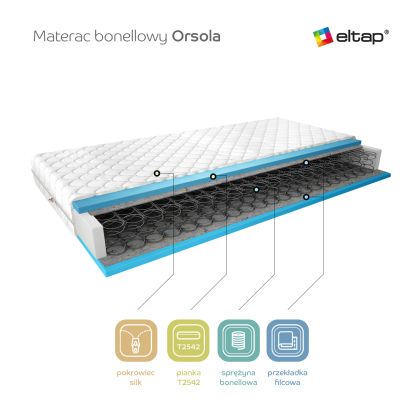 Materac Bonelowy Orsola 160x200 Silk Matracok-ágybetét