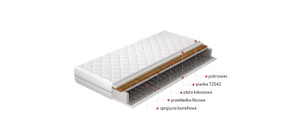 Materac Bonelowy Oslo 160x200 Hipoalergiczny pokrowiec Matracok-ágybetét