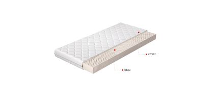 Materac Lateksowy Milano 120x200 Hipoalergiczny pokrowiec Matracok-ágybetét