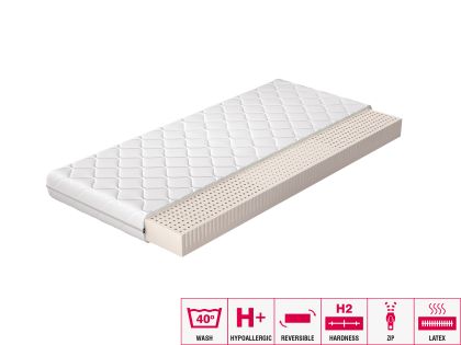 Materac Lateksowy Milano 180x200 Hipoalergiczny pokrowiec Matracok-ágybetét