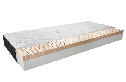 Materac Lateksowy Moska 140x200 Cashmere + Velvet czarny Matracok-ágybetét