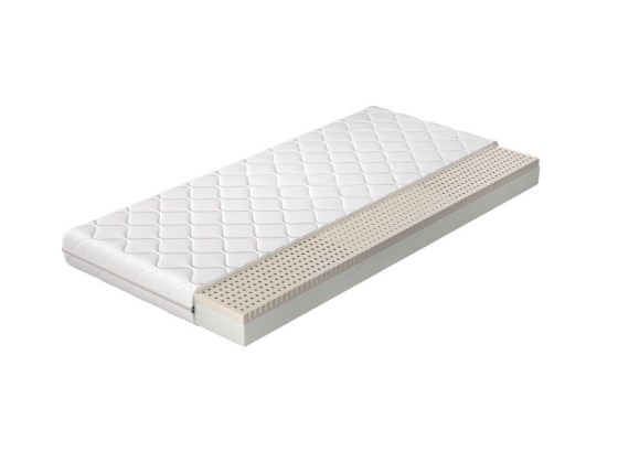 Materac Lateksowy Moska 200x200 Hipoalergiczny pokrowiec Matracok-ágybetét