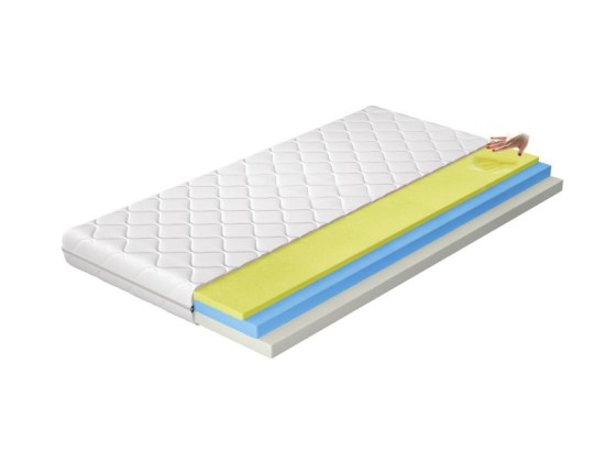 Materac Termoelastyczny Simona 80x200 Hipoalergiczny pokrowiec Matracok-ágybetét