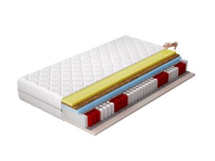 Materac Termoelastyczny Sola 140x200 Hipoalergiczny pokrowiec Matracok-ágybetét
