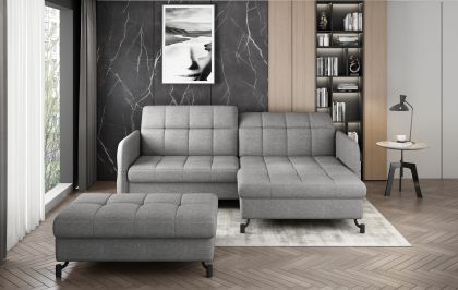 Narożnik Lorelle + Pouf Lakosztály berendezés