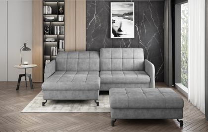 Narożnik Lorelle + Pouf Lakosztály berendezés