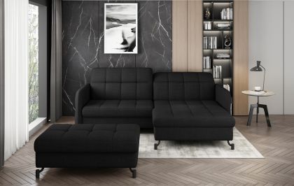 Narożnik Lorelle + Pouf Lakosztály berendezés