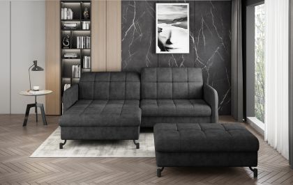 Narożnik Lorelle + Pouf Lakosztály berendezés