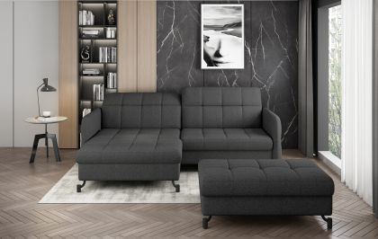 Narożnik Lorelle + Pouf Lakosztály berendezés