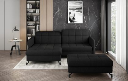 Narożnik Lorelle + Pouf Lakosztály berendezés
