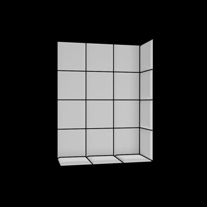 Quadratta 120x160 Kárpitozott falpanel