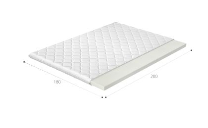 Topper T30 180x200 Hipoalergiczny pokrowiec Matracok-ágybetét
