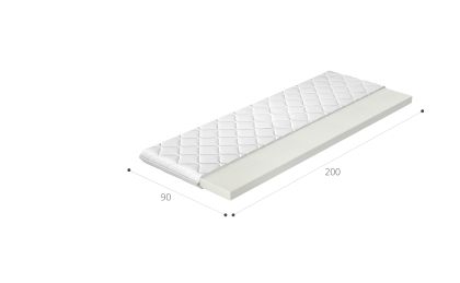 Topper T30 90x200 Hipoalergiczny pokrowiec Matracok-ágybetét