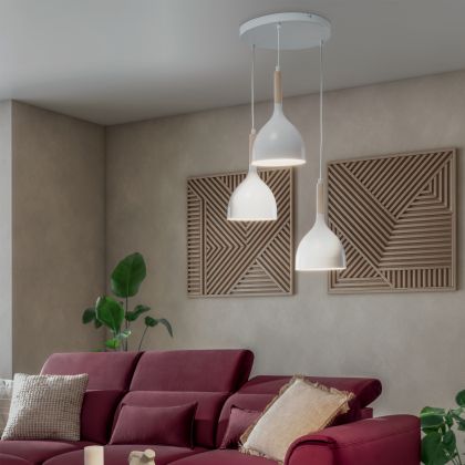 Woldes, 42x42x110cm Függő lámpa